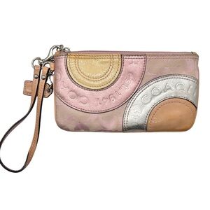 Coach Pink Wristlet